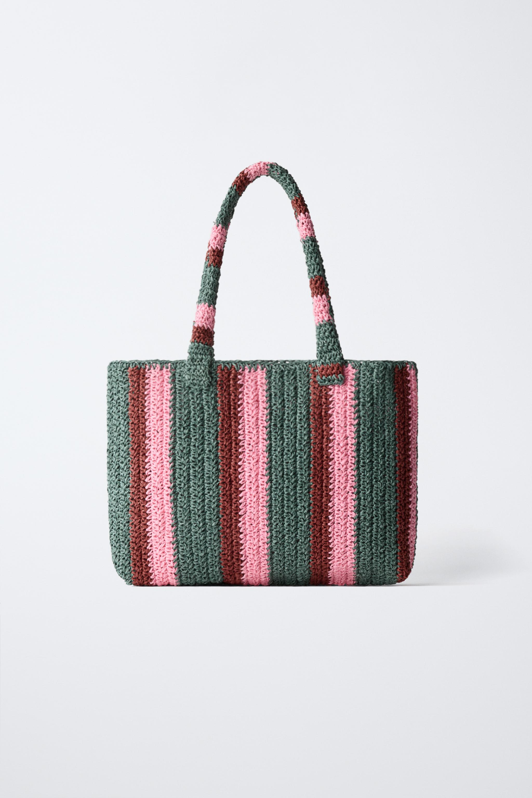 STRIPED TOTE BAG
